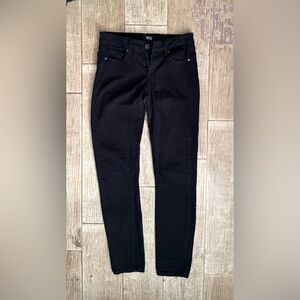 PAIGE Jeans Womens 24 Black Verdugo Ultra Skinny Petite Stretch Denim